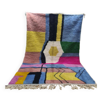 Handmade wool Berber rug 300 x 200 cm