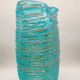 Mid-century stunning vase in hand-worked Murano glass by Sergio Costantini with the rare original certificate. Made in Murano, Italy.