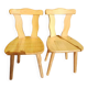 2 chaises bavaroises champêtres
