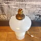 Pied de lampe opaline 1950