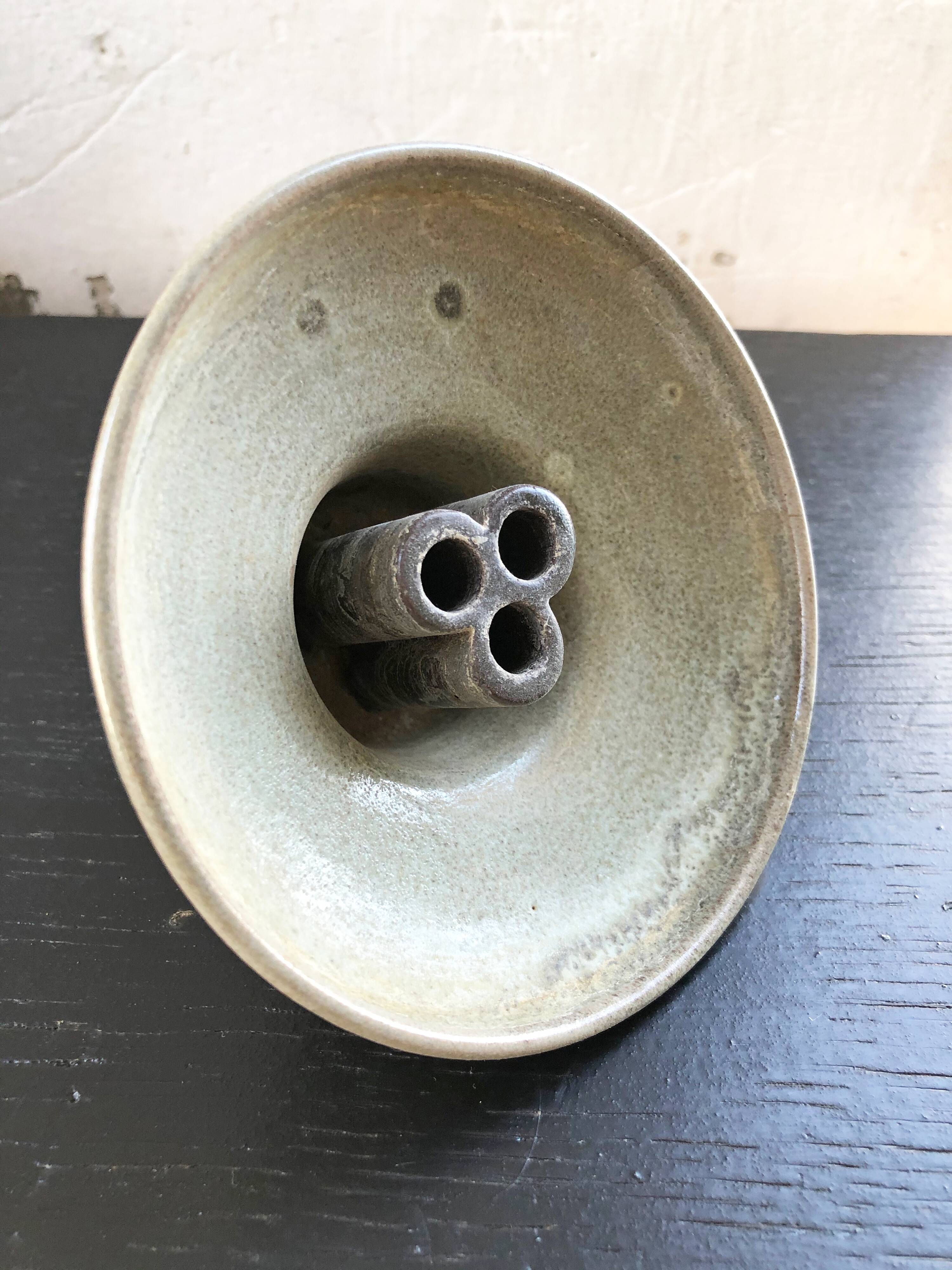 Scandinavian ceramic candlestick
