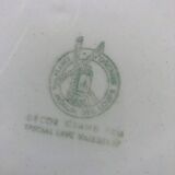 6 Fish plates, Orchies earthenware Moulin des Loups.