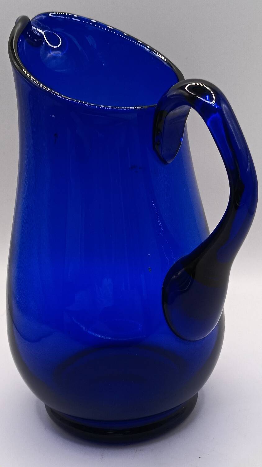 Holmegaard - Pichet / vase en verre Bleu de Bristol de Per Lutken
