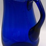 Holmegaard - Pichet / vase en verre Bleu de Bristol de Per Lutken