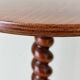 Antique solid wood side table
