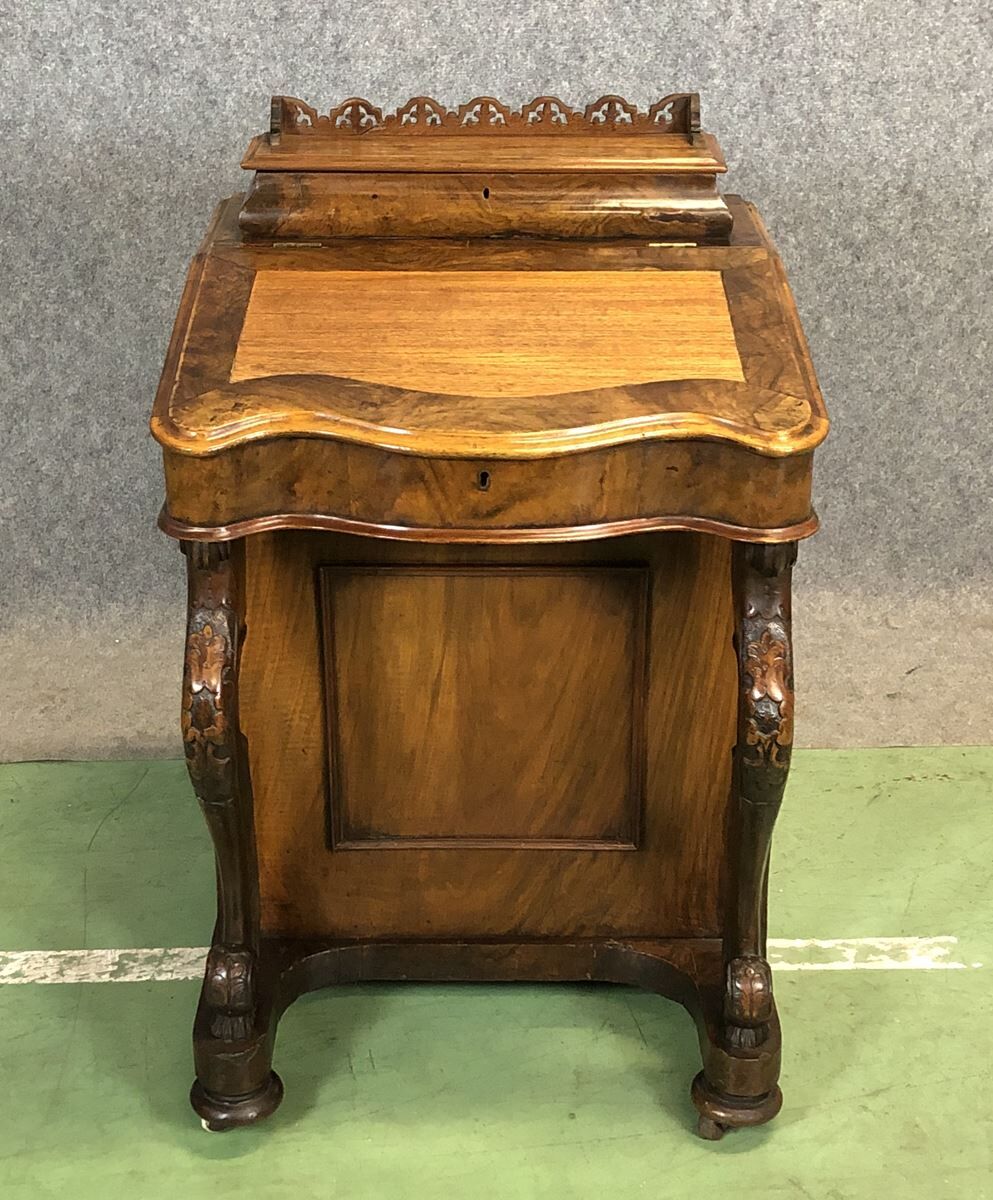 Bureau Davenport Victorien XIXème en noyer