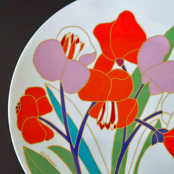 Plat ou grande assiette décorative Rosenthal Studio-Linie 1970