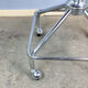 Swivel chair, chrome frame and faux leather, 1960s