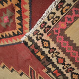 Vintage Persian Kilim Rug, Handwoven Flat-woven Carpet Area Rug- 175x295cm