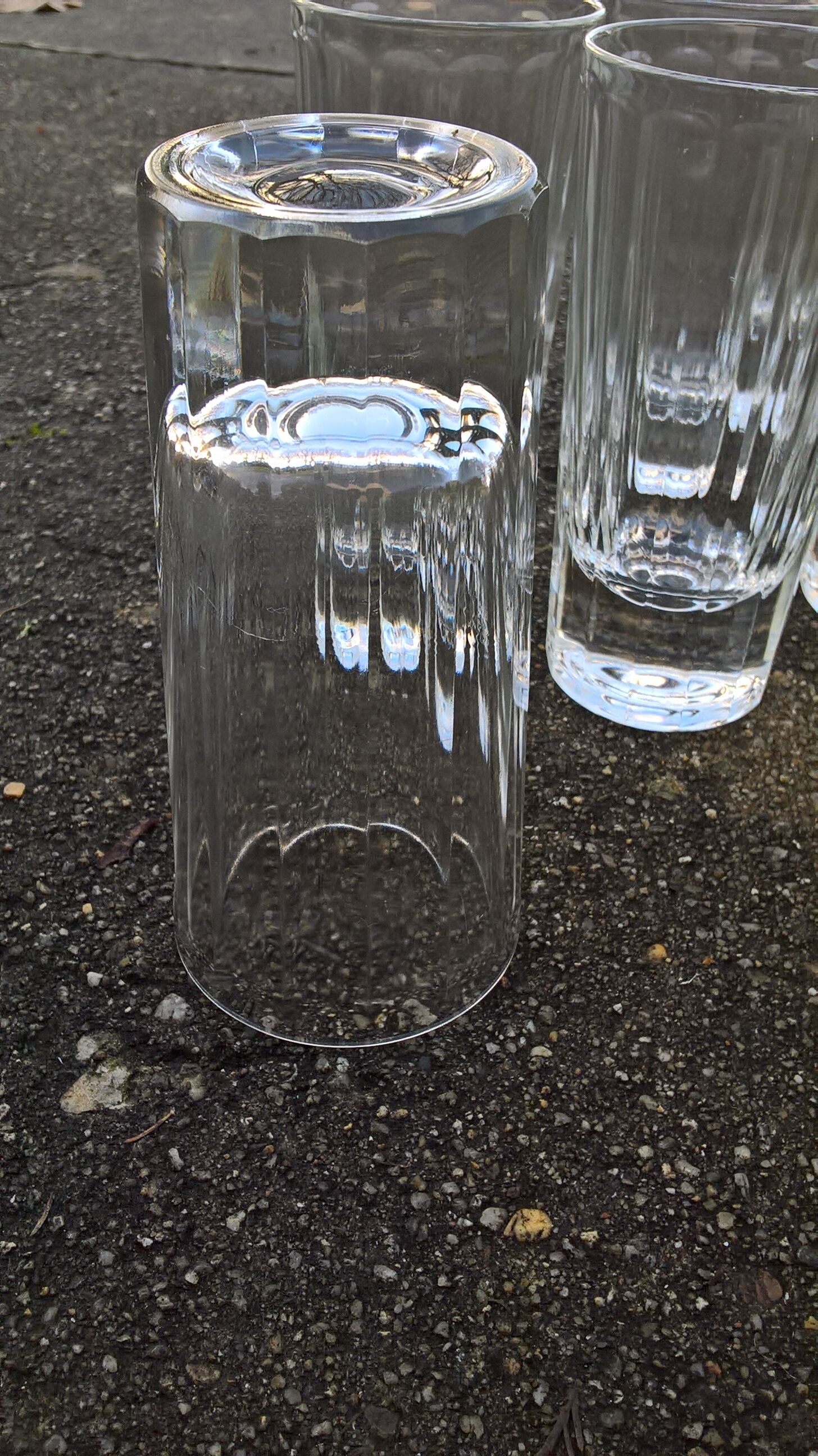 Six verres à apéritif