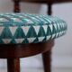 Mid-Century heart-shaped armchair in Amuleto green velvet, Europe, 1960s
