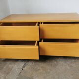 MK Mobel chest of drawers in elm from the 70s