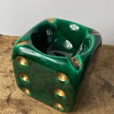 Ferlay Vallauris ceramic “big dice” ashtray