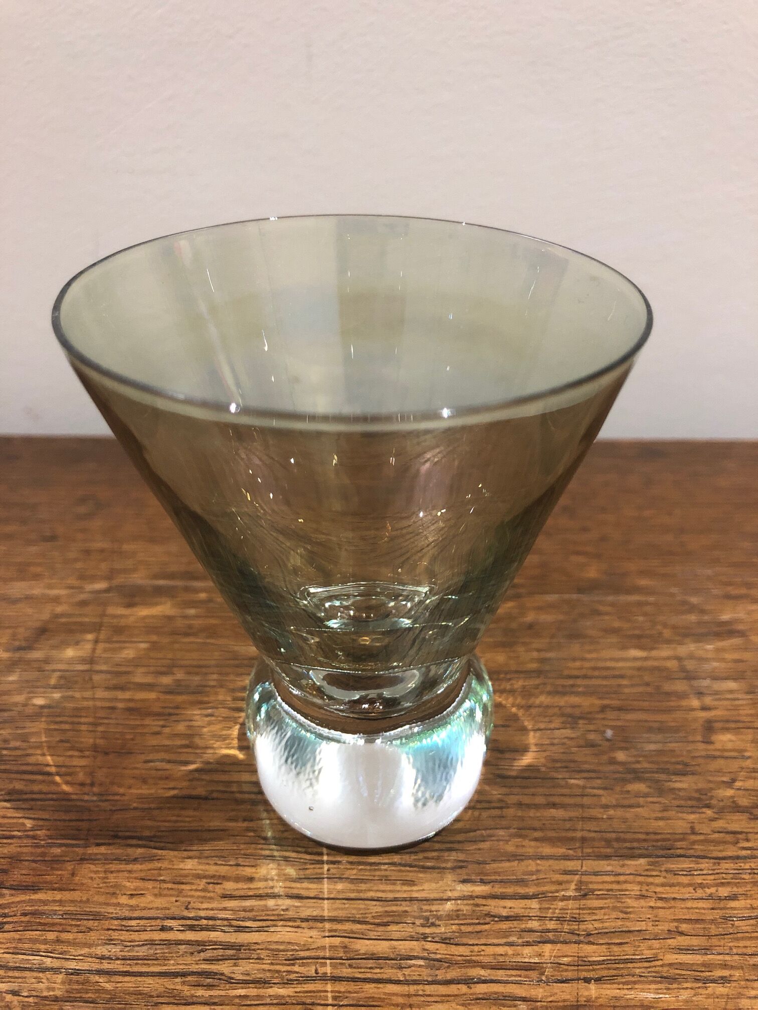 Lot of iridescent glasses from the 1950s