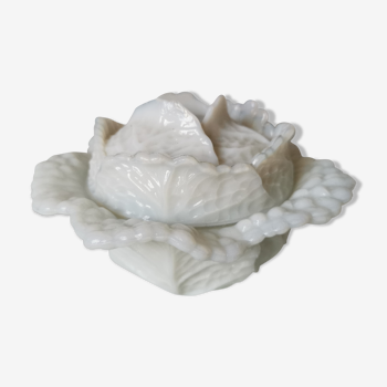 Bonbonnière form opaline cabbage