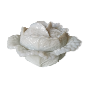 Bonbonnière form opaline cabbage