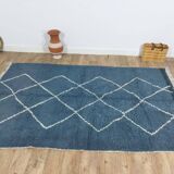 Tapis berbère en laine fait main