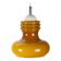 Ocher opaline space age pendant lamp