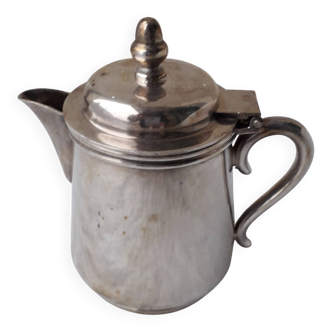 Silver-plated metal milk jug Nakazato
