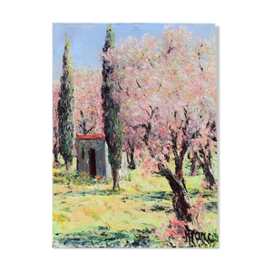Tableau ancien La cabane