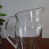 Crystal water broc Baccarat - model cote d'azur - Signed