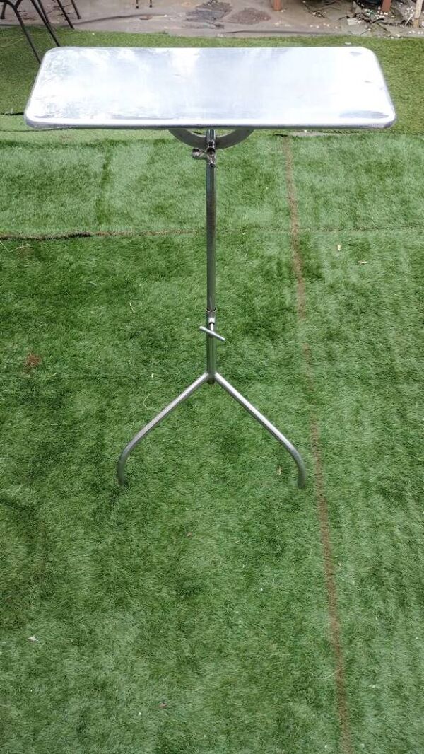 Table médicale en acier inox année 50