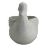 Duck-shaped ceramic pot holder