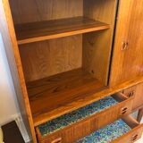 Vintage glass sideboard, 1960s
