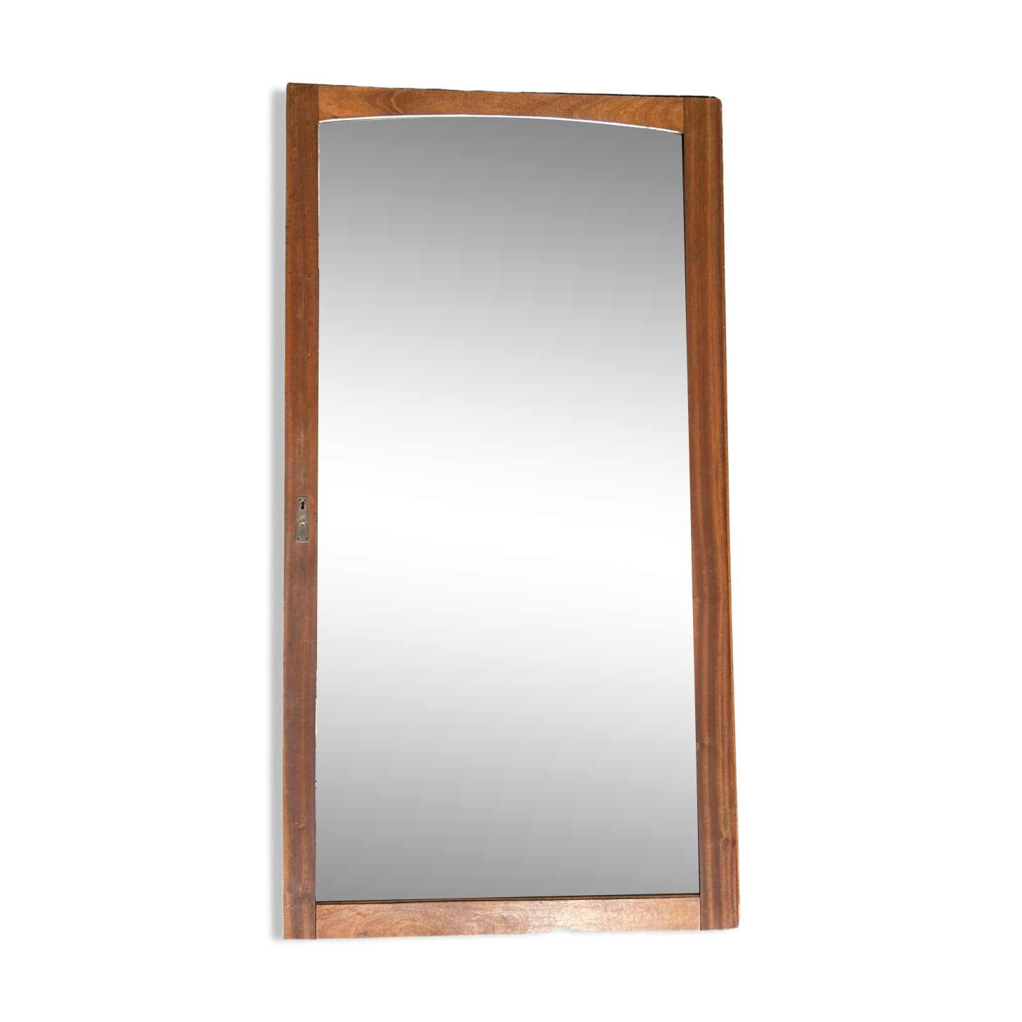 Large vintage wardrobe door mirror, 1930s.