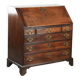 Secrétaire anglais antique du XVIIIe siècle en chêne.