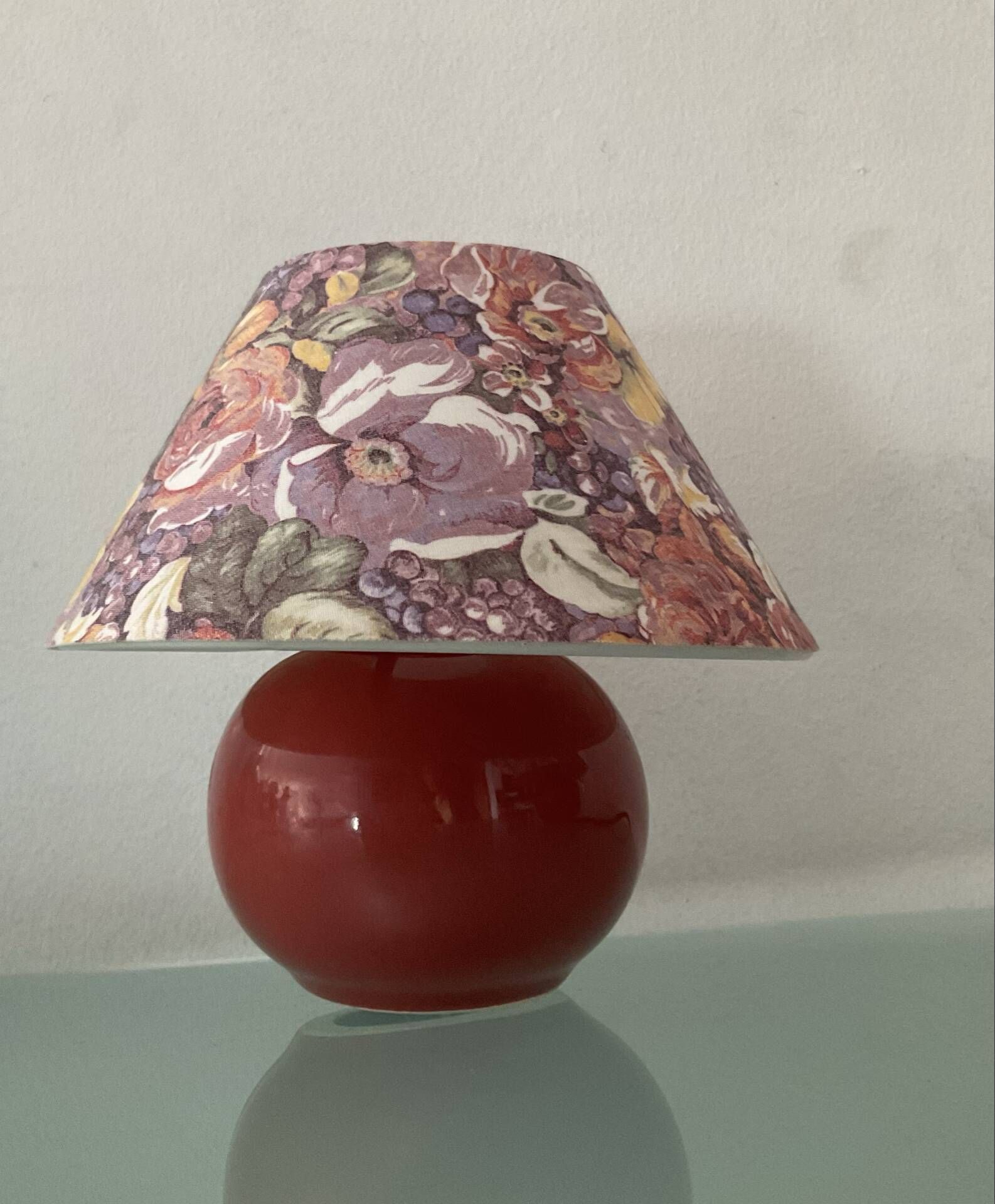 Pair of vintage "Mignon" ceramic lamps from the 1980s.