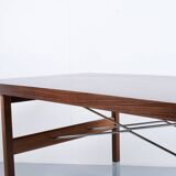 Rosewood dining table robert debiève 1950s huchers minvi