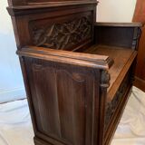 Neo-Gothic chest bench