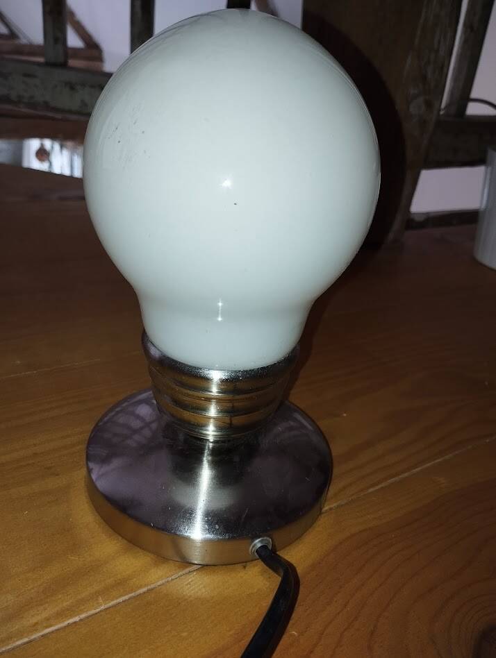 Vintage Pop Art desk lamp, designer table lamp