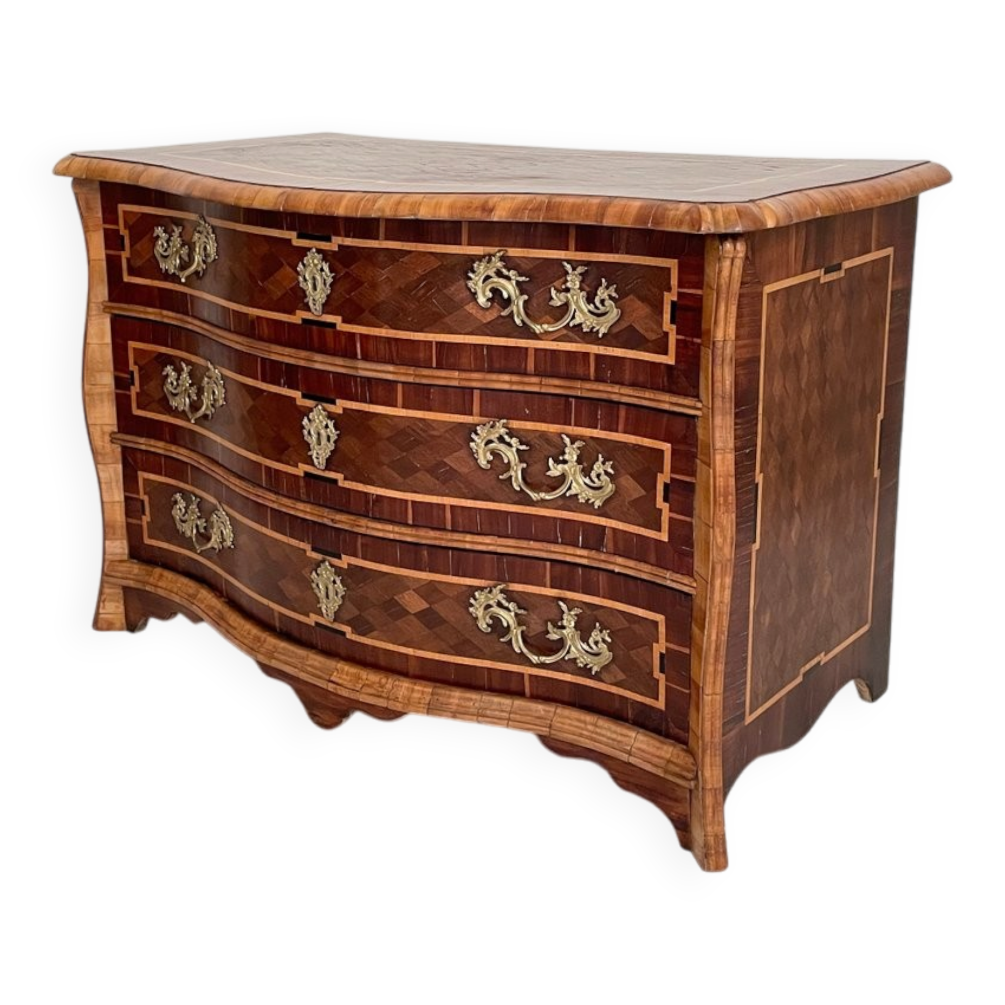 Baroque Chest of Drawers from Nussbaum and Amaranth, 1760