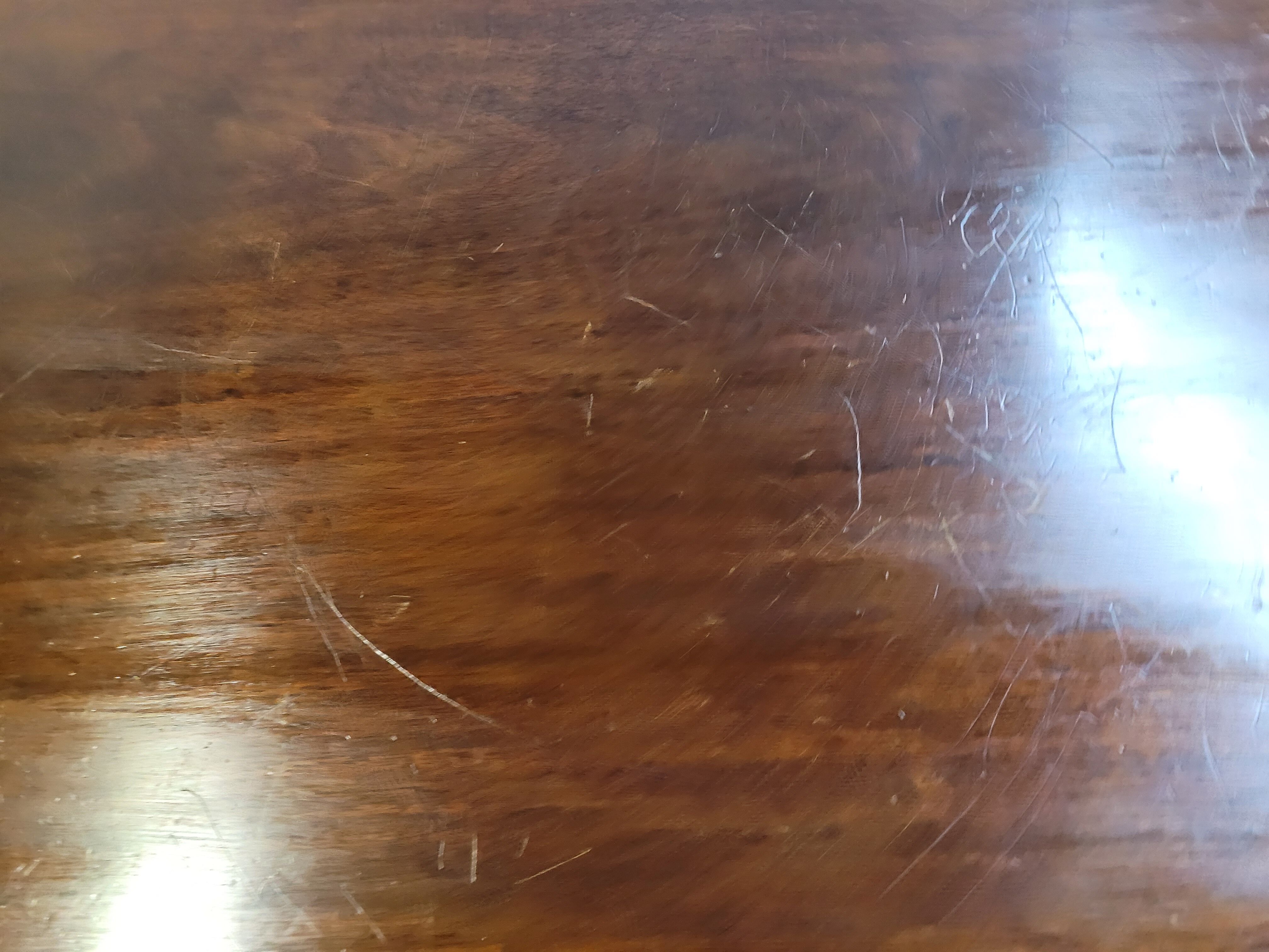 Antique mahogany bistro table