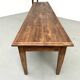 XXL farmhouse table 4 metres in solid pine - 6 legs - 1950s