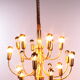 Sciolari Pendant lamp for Boulanger with 18 lights, 1960