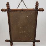 Bamboo mirror 42*53 cm vintage