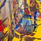 Original Swedish Oil on Panel - 'Komposition' by Daniel Raphaël - Signed - Vintage and Framed - 53 x 38 cm (20.9" x 15")
