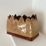 Signed Organic Glazed Terracotta Plant Pot / Planter