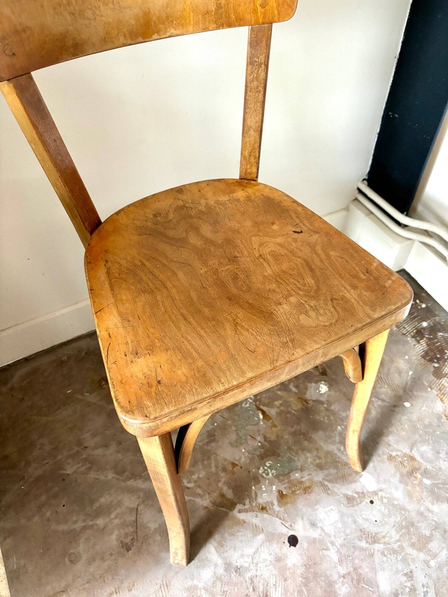 Baumann bistro chair in light beech