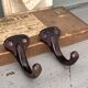 Pair of metal brackets