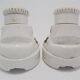Duo of white ceramic wall lamps