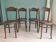 Rare set of 4 Jacob & Josef Kohn bistro chairs, bent wood, stamped 1900.