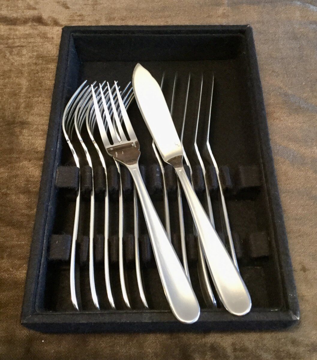 6 couverts à poisson christofle dax