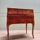 Carel Jacques-philippe Curved Sloping Desk In Louis XV Period Marquetry Stamped