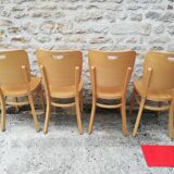 8 chairs bistro has high back 70 years