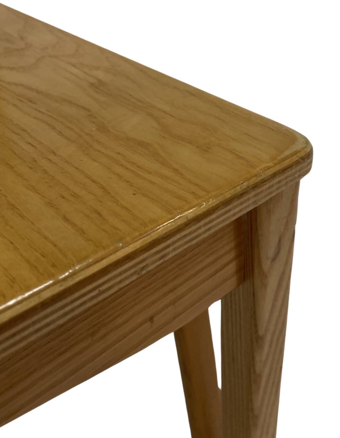 Vintage wooden chair 1980s minimalist design unique