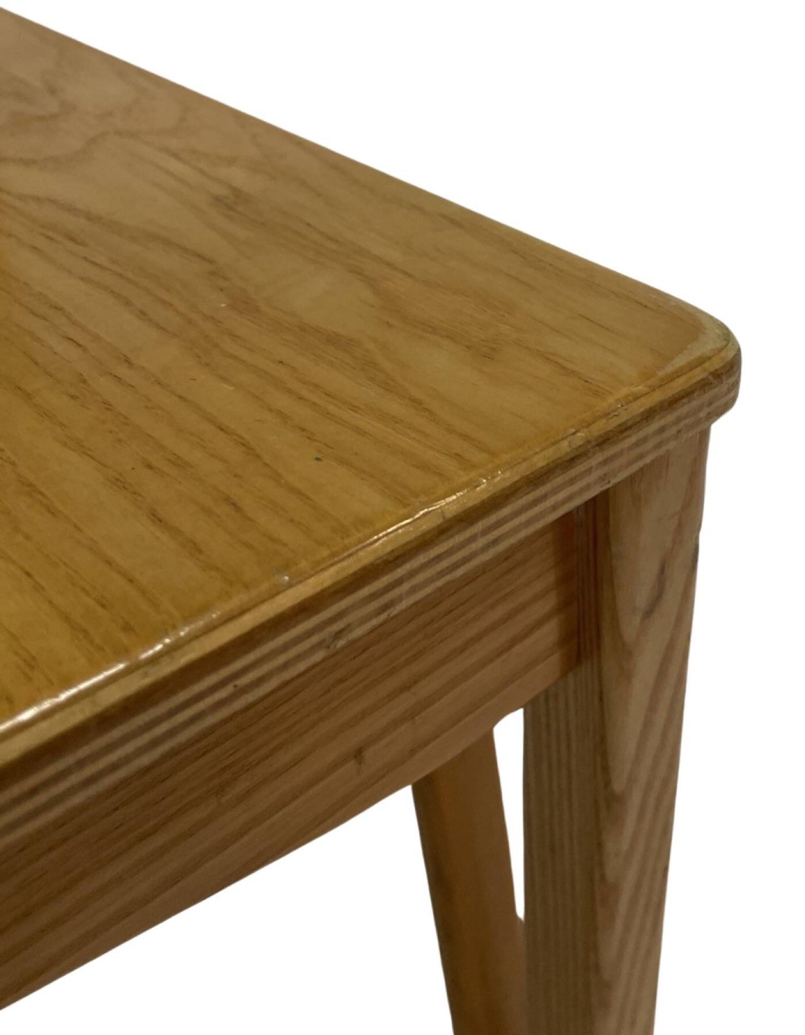 Vintage wooden chair 1980s minimalist design unique